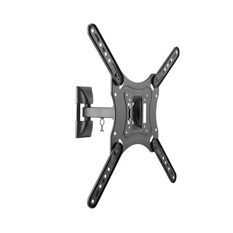 Soporte tv - monitor tooq 23pulgadas - 55pulgadas giratorio - inclinable 2 pivotes lp2255tn - b - vesa max 400x400 - inclinacion