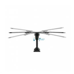 Soporte tv - monitor tooq 23pulgadas - 55pulgadas giratorio - inclinable 2 pivotes lp2255tn - b - vesa max 400x400 - inclinacion