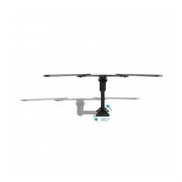 Soporte tv - monitor tooq 23pulgadas - 55pulgadas giratorio - inclinable 2 pivotes lp2255tn - b - vesa max 400x400 - inclinacion