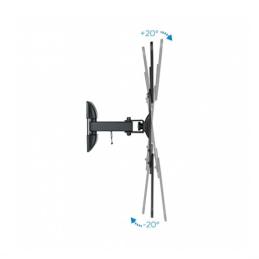 Soporte tv - monitor tooq 23pulgadas - 55pulgadas giratorio - inclinable 2 pivotes lp2255tn - b - vesa max 400x400 - inclinacion