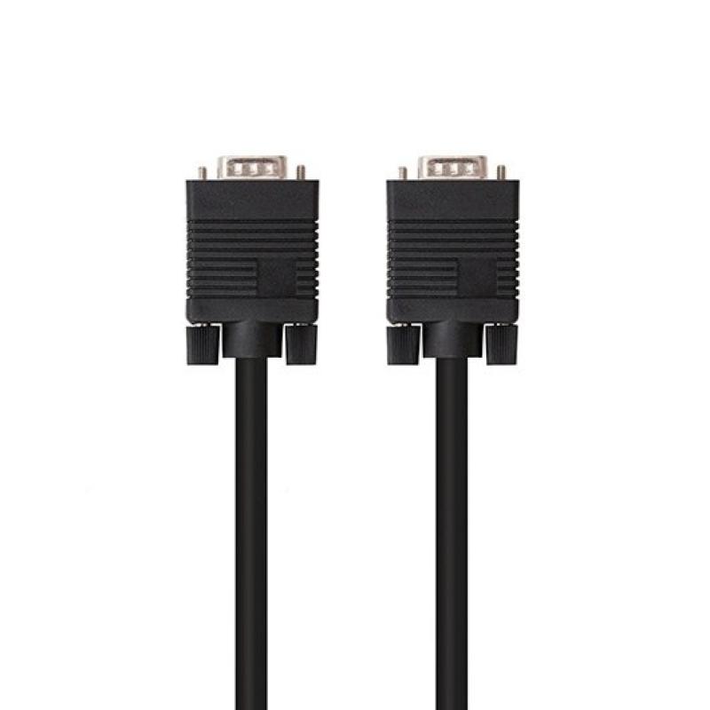 Cable svga hdb15 nanocable 1.8m - macho - macho - negro