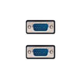 Cable svga hdb15 nanocable 1.8m - macho - macho - negro