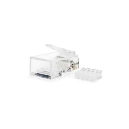 Conector rj45 categoria 6 utp nanocable 100 und.