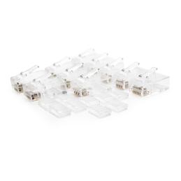 Conector rj45 categoria 6 utp nanocable 100 und.