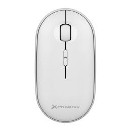 Phoenix rebble ratón inalambrico bluetooth y 2.4 ghz hasta 3 dispositivos con receptor usb clic silencioso para portátil noteboo