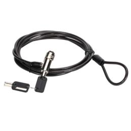 Cable seguridad para portatiles 1.8m conceptronic nano por llave