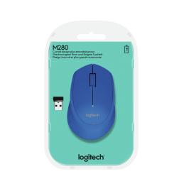 Mouse raton logitech m280 optico wireless inalambrico azul