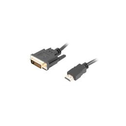 Cable hdmi lanberg macho - dvi - d 24+1 macho 4k dual link 3m negro
