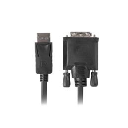 Cable displayport lanberg macho - dvi - d macho 24+1 1.8m negro