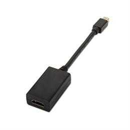 Cable nanocable conversor minidisplay port a hdmi macho - hembra 15cm negro
