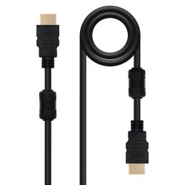 Cable hdmi alta velocidad nanocable 10m - macho - macho - negro