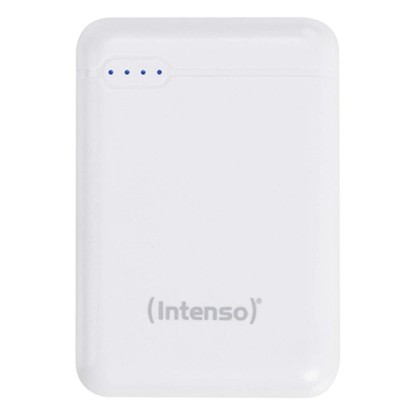 Powerbank intenso xs10000 10000mah usb tipo a usb tipo c blanco slim