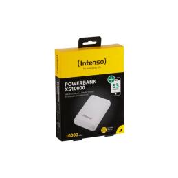 Powerbank intenso xs10000 10000mah usb tipo a usb tipo c blanco slim