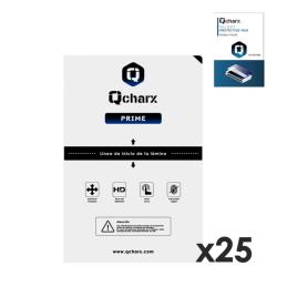 Laminas de proteccion frontales qcharx hidrogelprime para qx1 lite 25 unidades