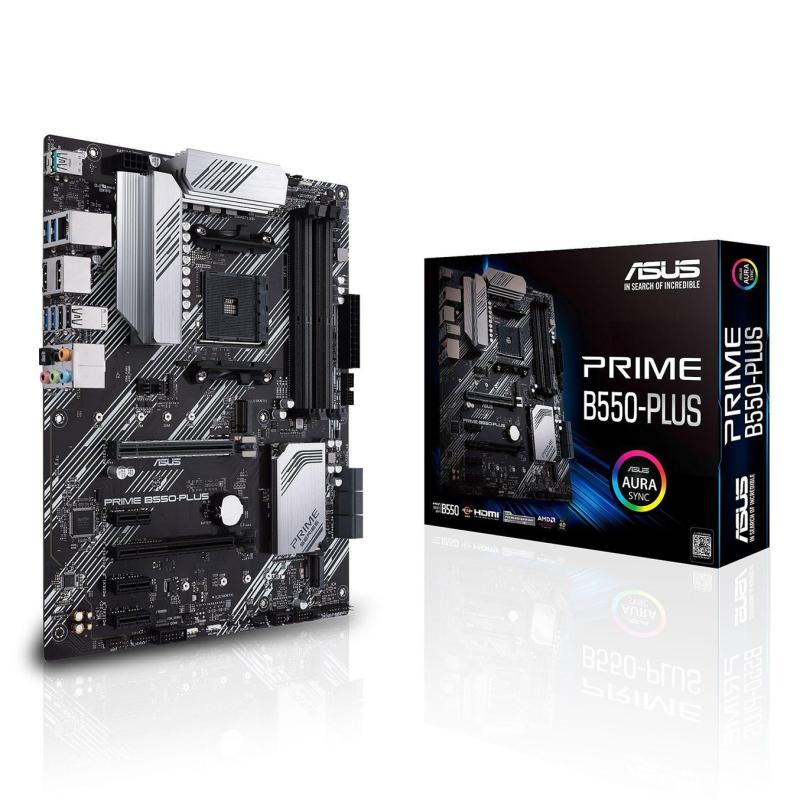 Placa base asus amd prime b550 - plus atx - 4x ddr4 - 6x sata 6gb - s - 5x usb 3.2 - 1x usb tipo c - 2x usb 2.0 90mb14u0 - m0eay