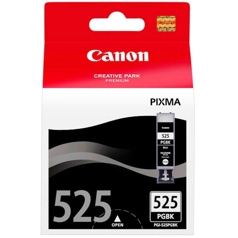 Cartucho tinta canon pgi 525 negro 19ml pixma ip4850 - mg5150 - mg5250 - mg6150 - mg8150