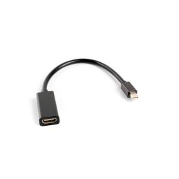 Adaptador lanberg minidisplayport macho - hdmi hembra 20cm negro