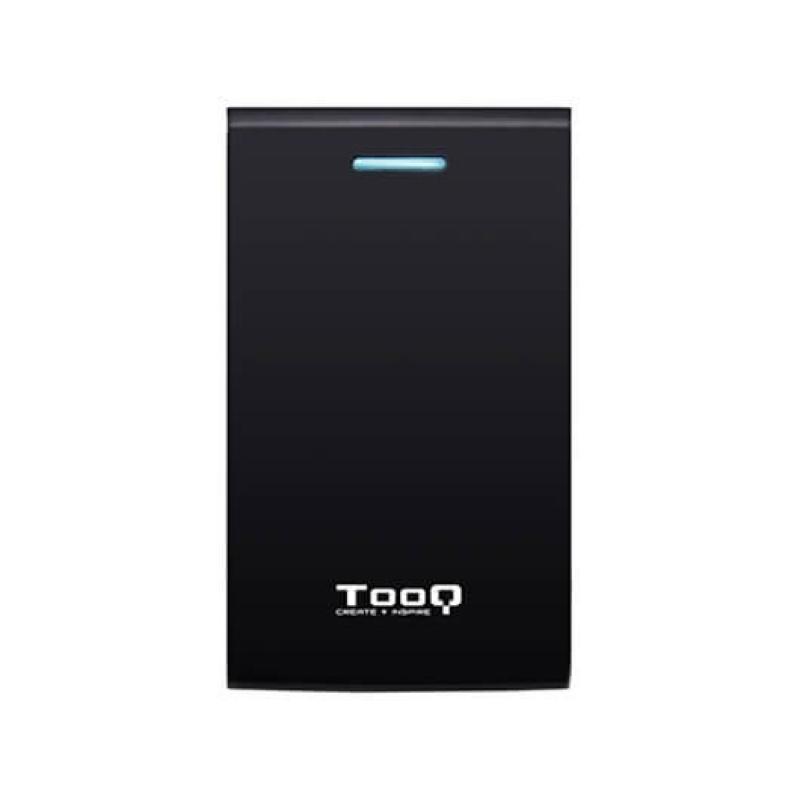 Caja externa 2.5pulgadas sata tooq tqe - 2526b negro usb 3.0 - 5gbps - compatible hdd 9.5mm - 12.5mm