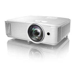Proyector optoma w309st ansi dlp wxga 3800 lumenes - hdmi - vga - usb - full 3d - corta distancia - blanco
