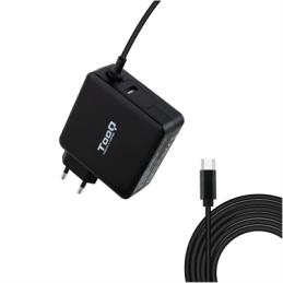 Cargador portatil tooq tqlc - usbc90pd 90w usb tipo c negro