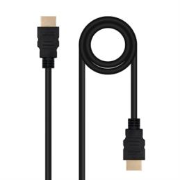 Cable nanocable hdmi v2.0 4k@60hz 18gbps a - m - a - m - 1.5 m - negro