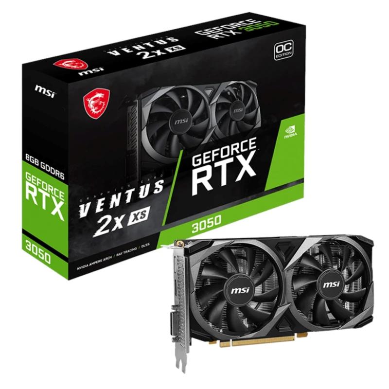 Tarjeta grafica msi rtx 3050 ventus 2x xs 8gb oc gddr6 - 1 x dp - 1 x hdmi - 1 x dl - dvi - d - pci express