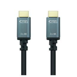 Cable nanocable hdmi 2.1 iris 8k macho - macho 2m negro