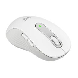 Mouse raton logitech m650 para zurdos optico wireless inalambrico blanco crudo