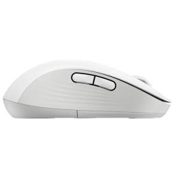 Mouse raton logitech m650 para zurdos optico wireless inalambrico blanco crudo