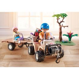 Playmobil wiltopia quad rescate de animales