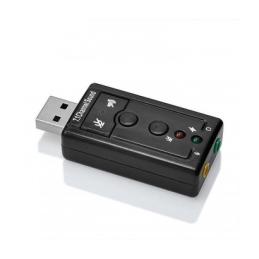 Adaptador de audio ewent ew3762 7.1 - usb 2.0