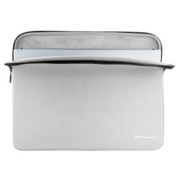 Funda de neopreno phoenix para tablet o portátil 14pulgadas interior terciopelo gris