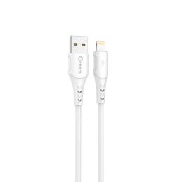 Cable qcharx lisbon usb a tipo c 3a - 1 m - pvc blanco
