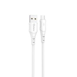 Cable qcharx lisbon usb a lightning 3a - 1 m - pvc blanco