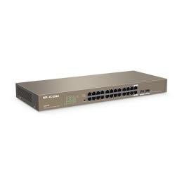 Switch ip - com 24 puertos switch ip - com 24 puertos switch 24p tenda - ipcom 1000 g1024f +2p sfp rack