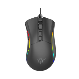 Ratón gaming phoenix void 12000 dpi de alto rendimiento negro rgb usb