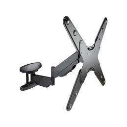 Soporte tv - monitor tooq 23pulgadas - 55pulgadas giratorio - inclinable negro vesa max 400x400 - inclinable 5º - 15º - girable 