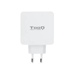 Cargador doble usb tipo c pd + usb tipo a qc3.0 tooq blanco usb tipo c pd - usb tipo a qc3.0 - 48w - blanco