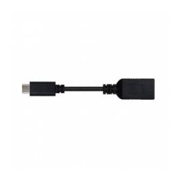 Cable otg usb tipo a 3.1 a usb tipo c 3.1 nanocable 15cm - hembra - macho - negro