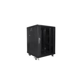 Armario rack lanberg 15u 600 x 600 auto ensamblado 19pulgadas carga maxima 800kg negro