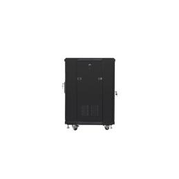 Armario rack lanberg 15u 600 x 600 auto ensamblado 19pulgadas carga maxima 800kg negro