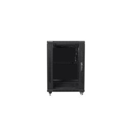 Armario rack lanberg 15u 600 x 600 auto ensamblado 19pulgadas carga maxima 800kg negro