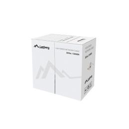 Bobina cat.6 lanberg utp 305m rj45 solid cobre fluke tested awg24 gris