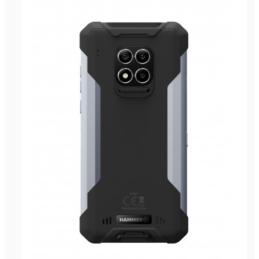 Móvil hammer rugerizado constructión meteorite 128gb 6gb negro y plata