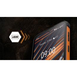 Movil hammer iron va 4gb - 64gb - negro y naranja