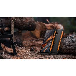 Movil hammer iron va 4gb - 64gb - negro y naranja