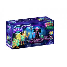 Playmobil fantasia crystal fairy y bat fairy con animales del alma