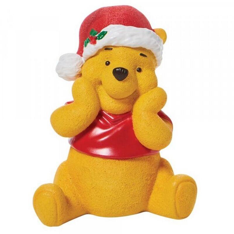 Figura enesco disney navidad winnie the pooh