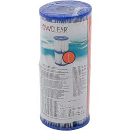 Bestway 58093 - filtro de agua tipo i para depuradora de cartucho 1.249 litros - hora blanco 8 x 8 x 18 cm