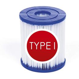 Bestway 58093 - filtro de agua tipo i para depuradora de cartucho 1.249 litros - hora blanco 8 x 8 x 18 cm